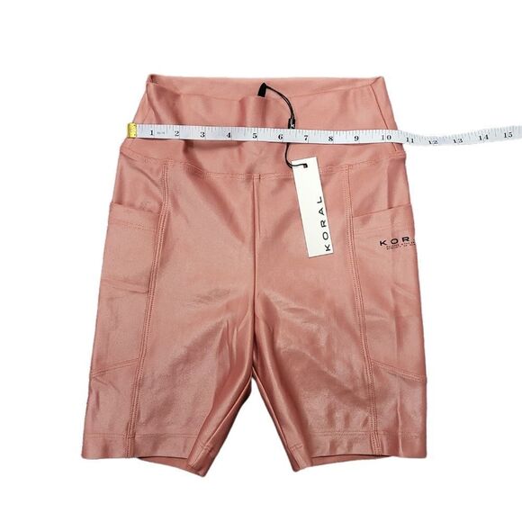 KORAL TEMPO Infinity High Rise Bike Shorts - Dusty Rose - Picture 5 of 9